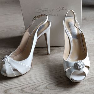 GreyMer (Italy) White Leather Sandal